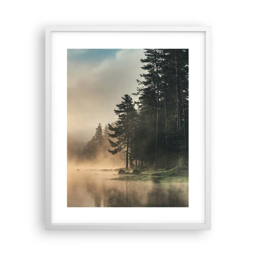 Plagát v bielom ráme - Zrodenie dňa - 40x50 cm