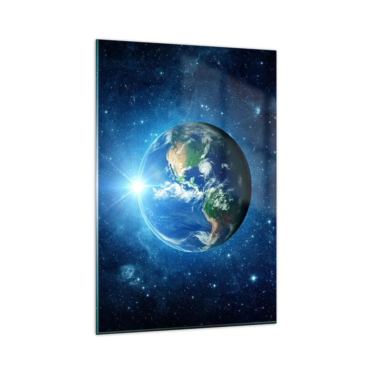 Obraz na skle - Sme v nebi - 80x120 cm