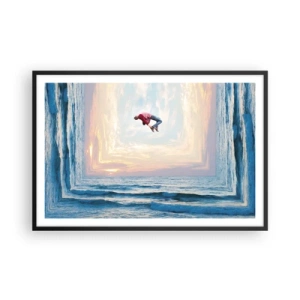 Plagát v čiernom ráme - Do inej dimenzie - 91x61 cm