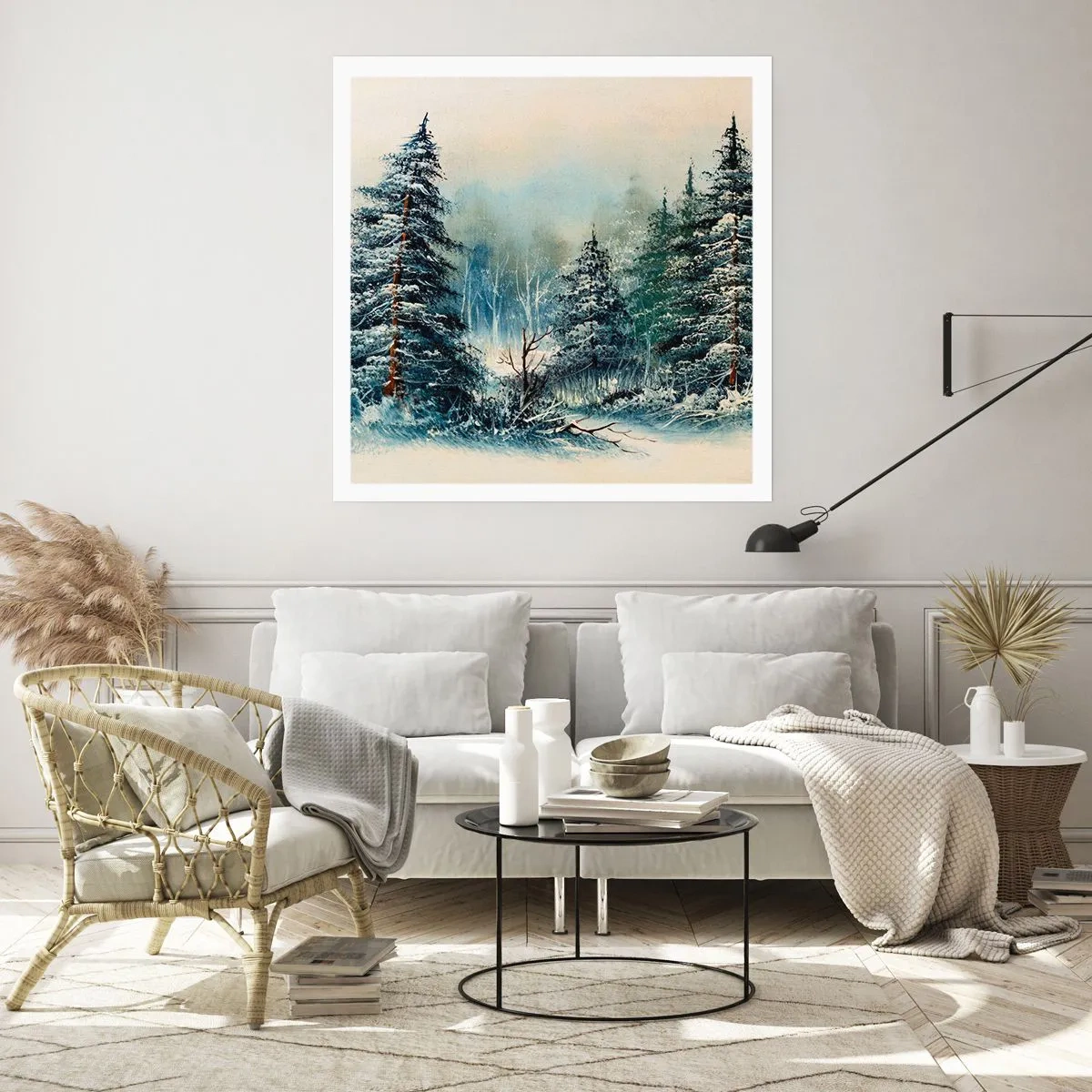 Plagát - Pripravenie na Vianoce - 40x40 cm