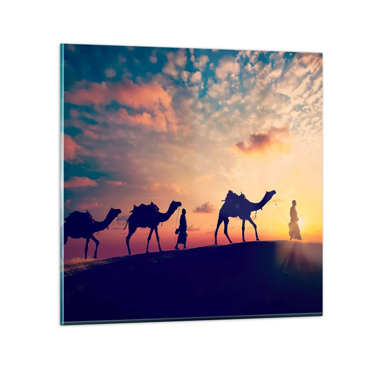 Obraz na skle - Tajomný duch orientu - 70x70 cm