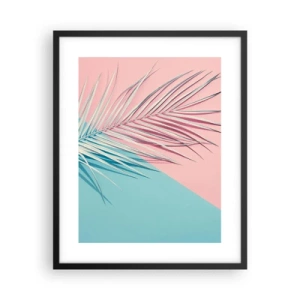 Plagát v čiernom ráme - Tropický dojem - 40x50 cm