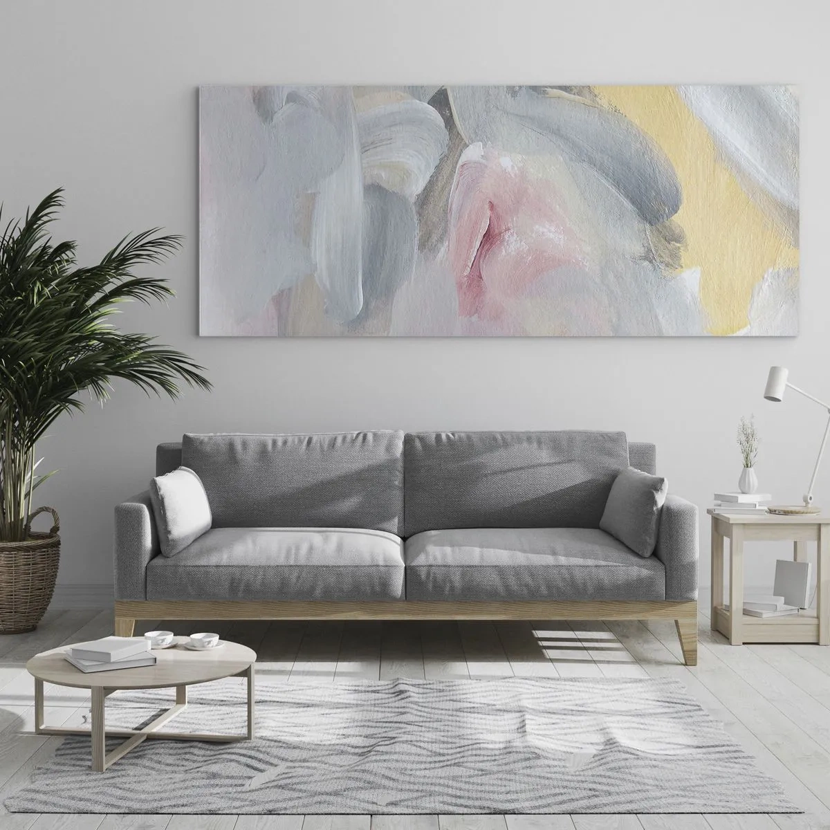 Obraz na skle - V pastelovom svete - 100x40 cm