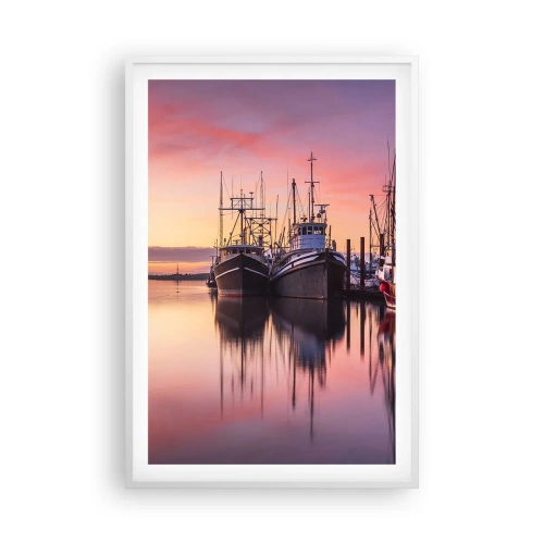 Plagát v bielom ráme - Pred ďalším dňom - 61x91 cm