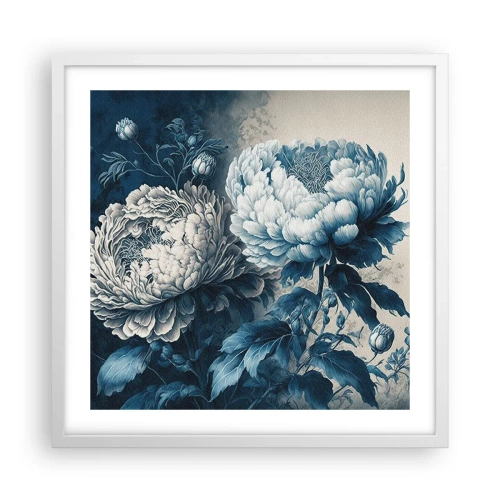 Plagát v bielom ráme - Zhodný pár - 50x50 cm