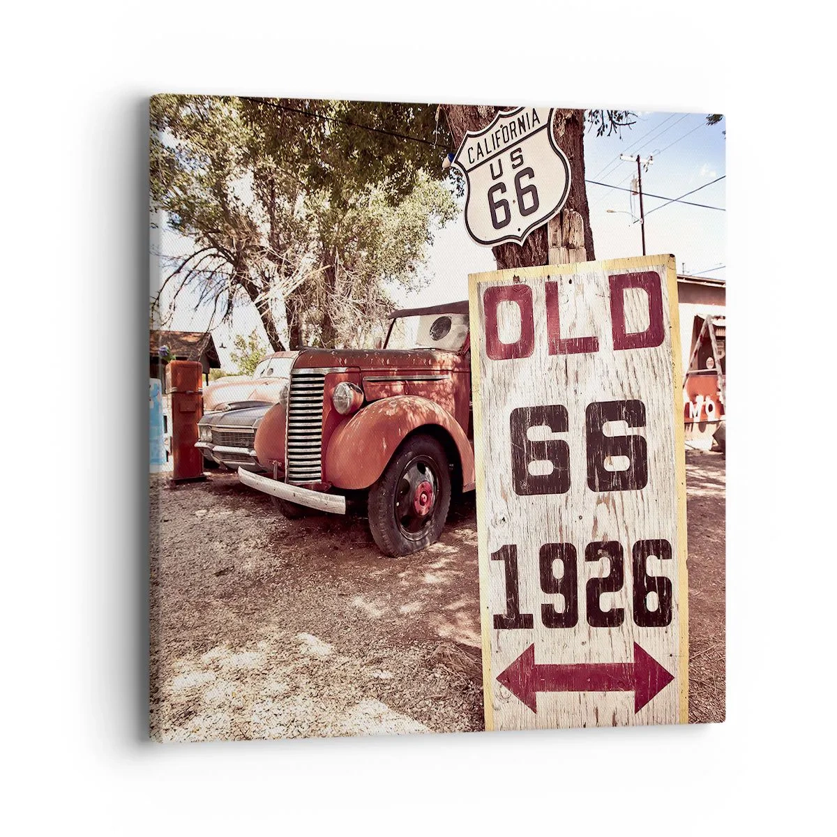 Obraz na plátne - Legenda americkej provincie - 40x40 cm