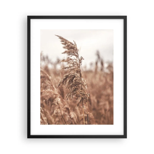 Plagát v čiernom ráme - Na poliach už je jeseň - 40x50 cm