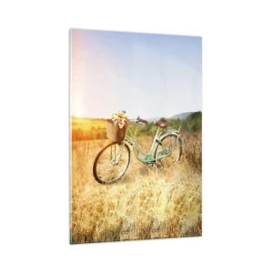 Obraz na skle - Chvíľu tu zostanem - 80x120 cm