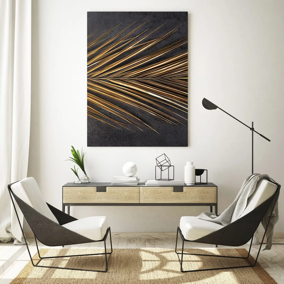 Obraz na skle - Zlato trópov - 50x70 cm