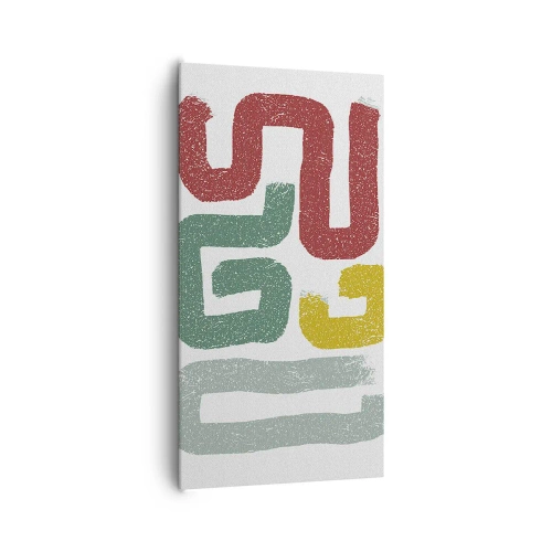 Obraz na plátne - V neznámom jazyku - 65x120 cm