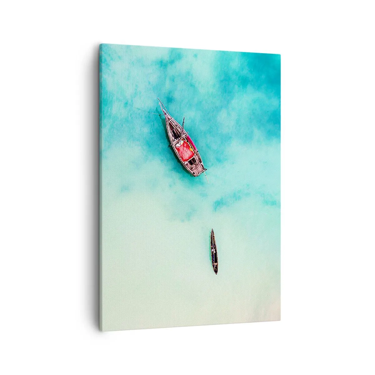 Obraz na plátne - Pretože na plážach Zanzibaru, keď je prebytok vody… - 50x70 cm