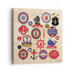 Obraz na plátne - Námornícke bratstvo - 40x40 cm