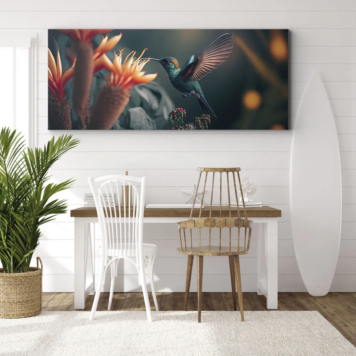 Obraz na plátne - Skutočne pestrý život - 100x40 cm