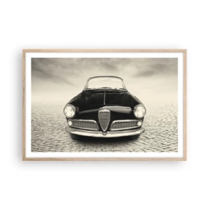 Plagát v ráme zo svetlého duba - Ako ma nemilovať? - 91x61 cm