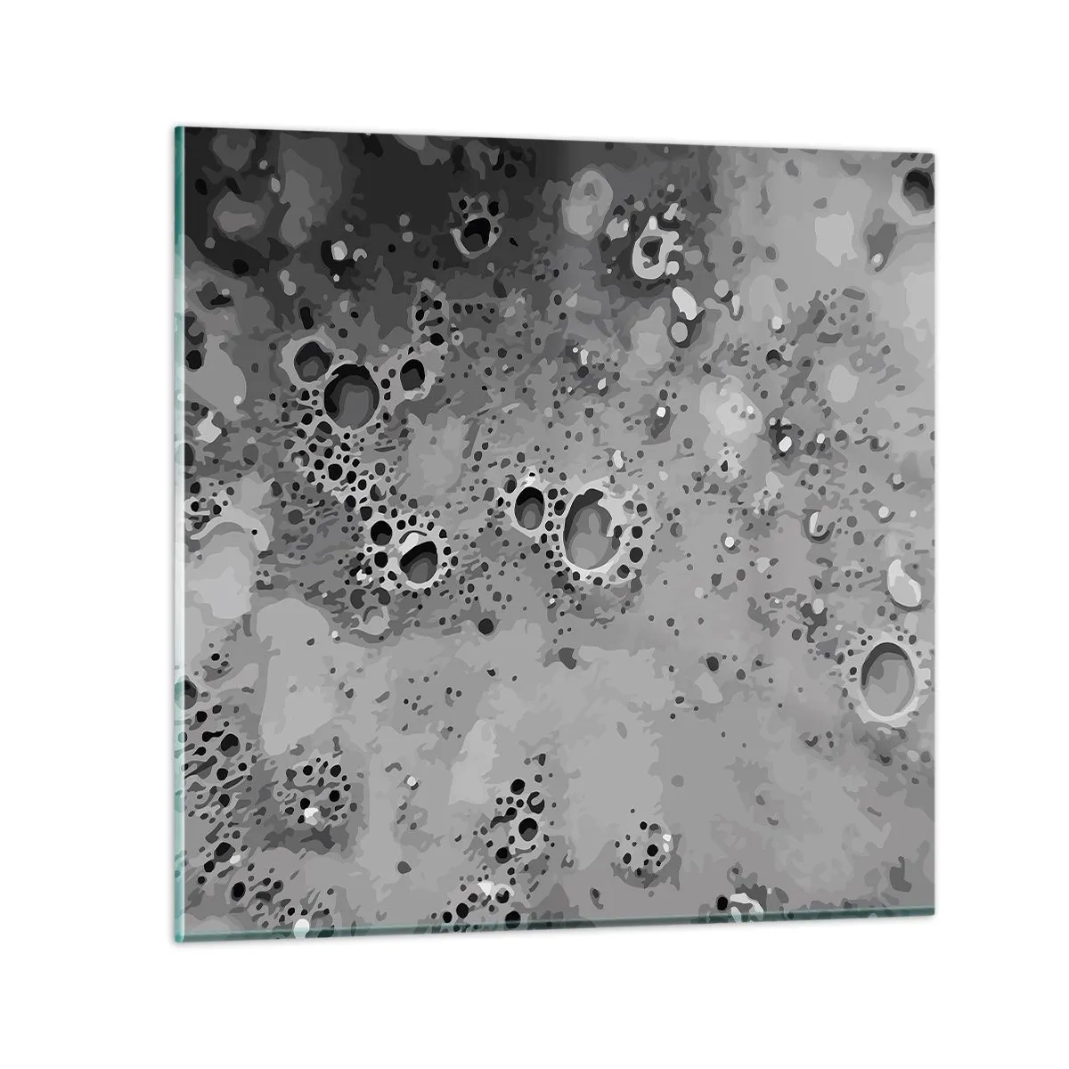 Obraz na skle - Ako mesačná krajina - 50x50 cm