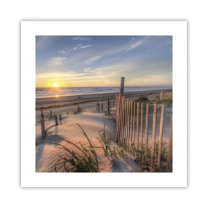 Plagát - Odlesk a tieň vetra - 40x40 cm