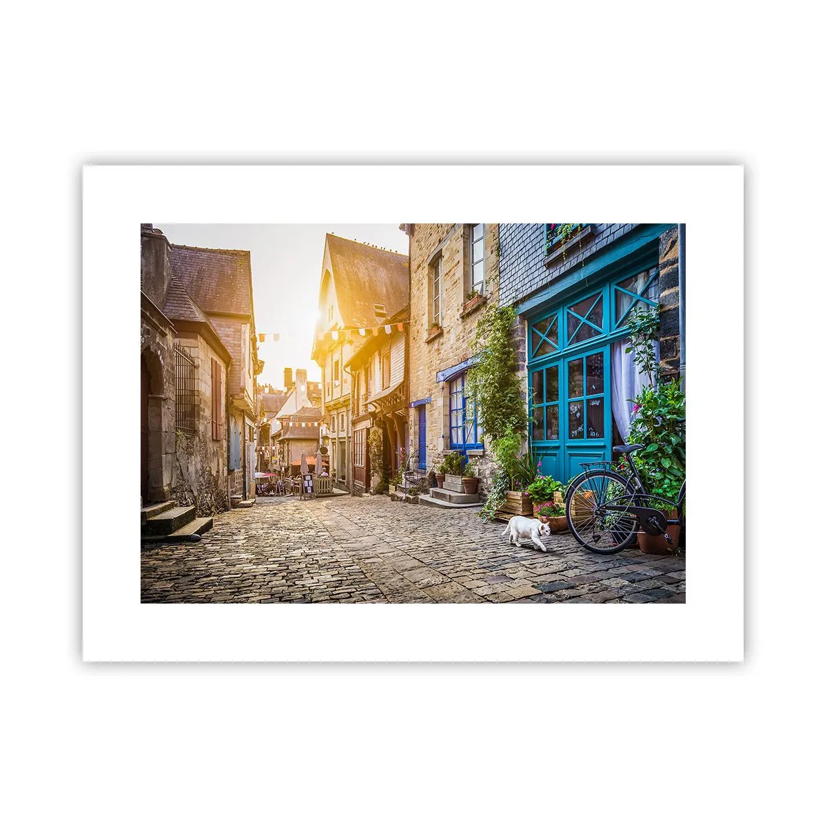 Plagát - Biely duch mestečka - 40x30 cm