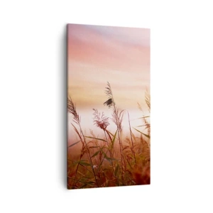 Obraz na plátne - Draci, púpavy a vietor - 45x80 cm