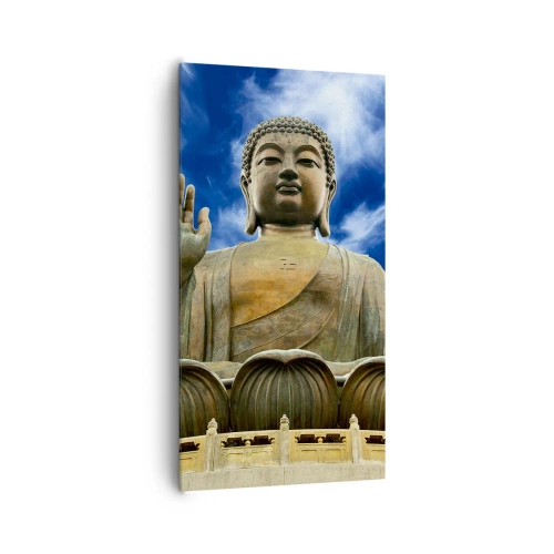 Obraz na plátne - Ži bez strachu - 65x120 cm