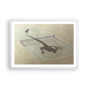 Plagát v bielom ráme - Dobývanie samého seba - 70x50 cm