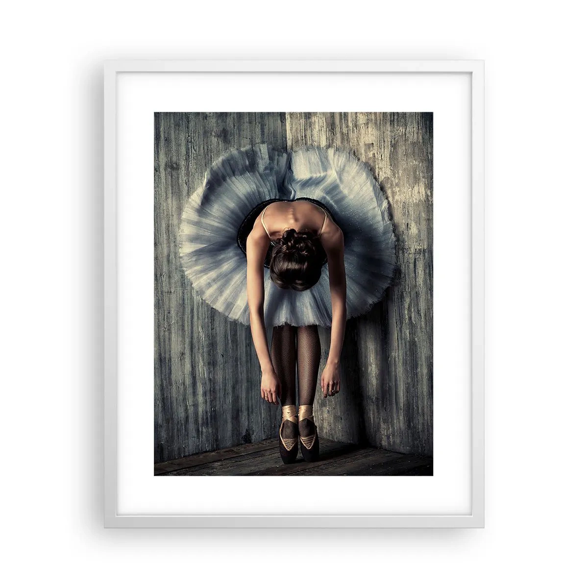 Plagát v bielom ráme - Keď dohrá hudba - 40x50 cm