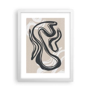 Plagát v bielom ráme - Znásobená expresia - 30x40 cm