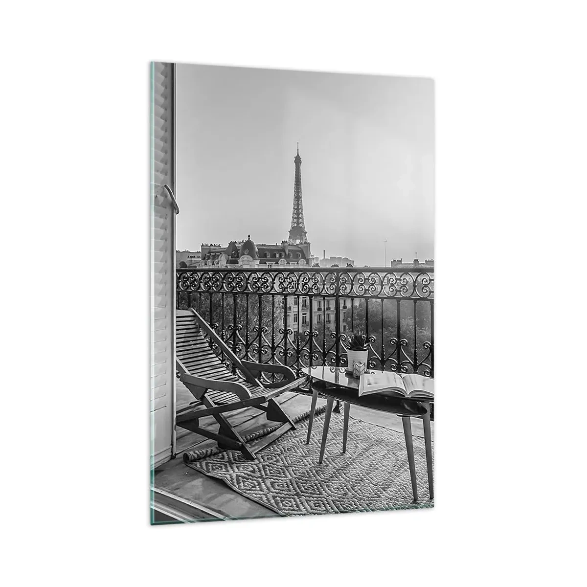 Obraz na skle - Parížske popoludnie - 80x120 cm