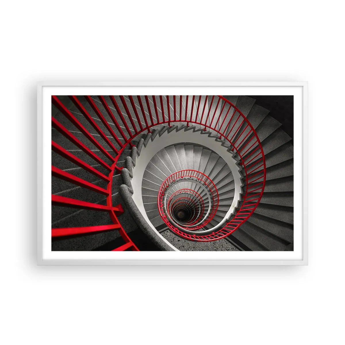 Plagát v bielom ráme - Architektonické hry - 91x61 cm