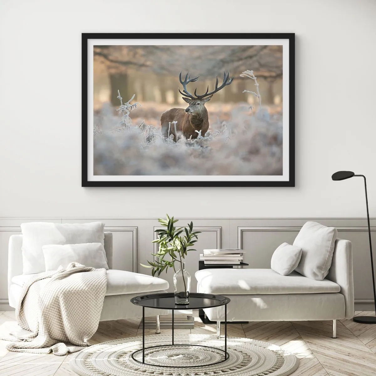 Plagát v čiernom ráme - Svieže ráno - 70x50 cm