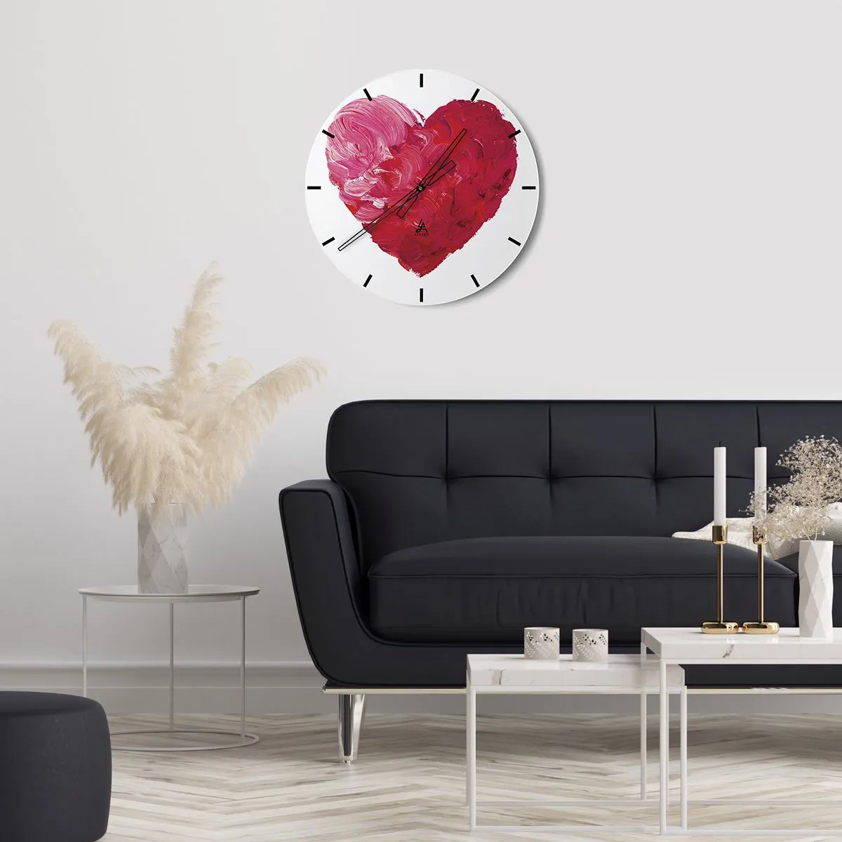 Nástenné hodiny - All you need is love - 40x40 cm