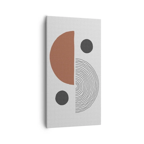 Obraz na plátne - Dokonalosť kruhu - 55x100 cm