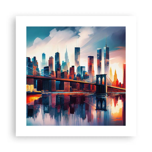 Plagát - Famózny New York - 40x40 cm
