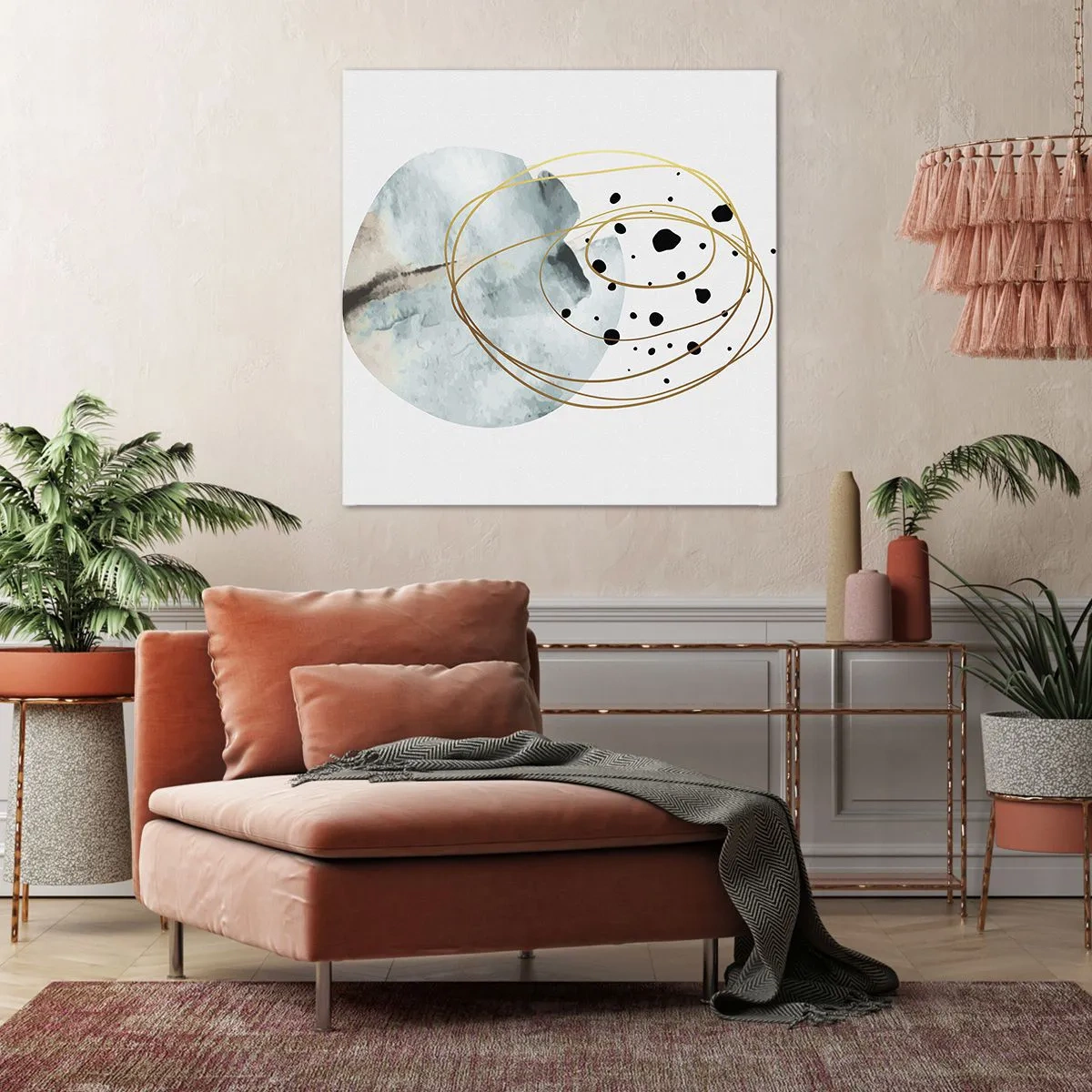 Obraz na plátne - V objatí priestoru - 70x70 cm