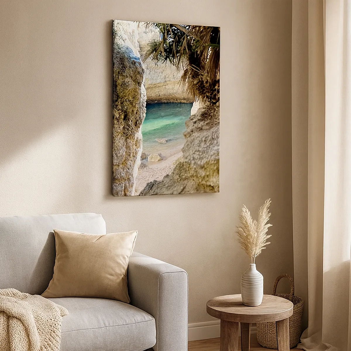 Obraz na plátne - Tyrkysová zátoka - 50x70 cm