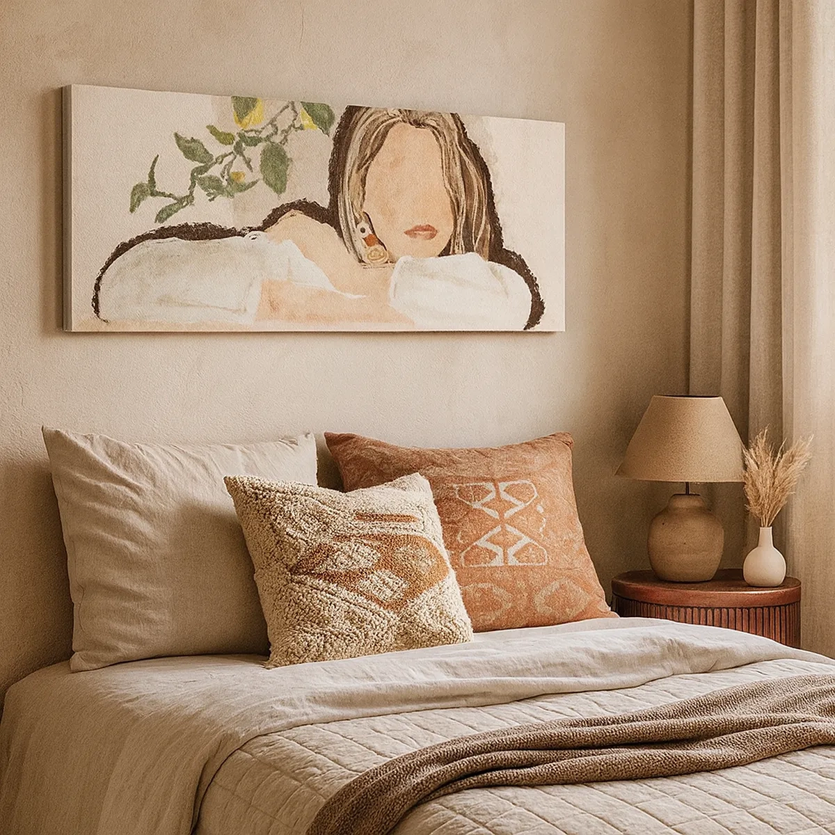 Obraz na plátne - Kráska z juhu - 30x30 cm