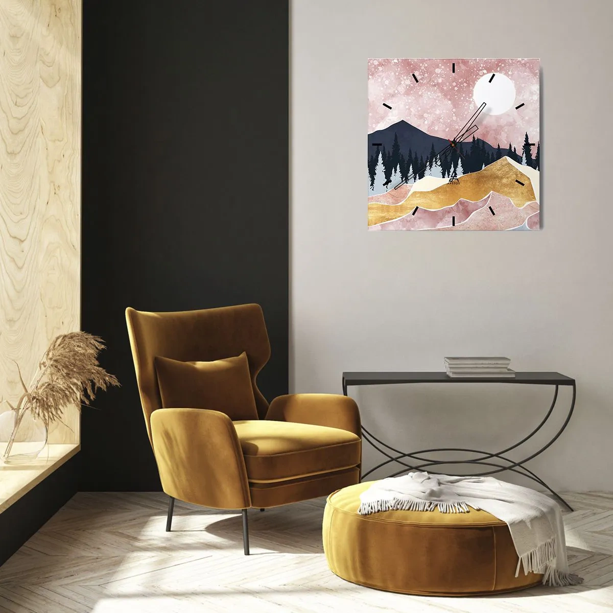 Nástenné hodiny - Nočná hliadka - 30x30 cm