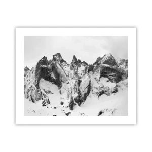 Plagát - Hrozivý žulový hrebeň - 50x40 cm