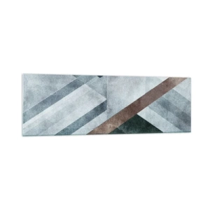 Obraz na skle - Sofistikovaná elegancia geometrie - 160x50 cm
