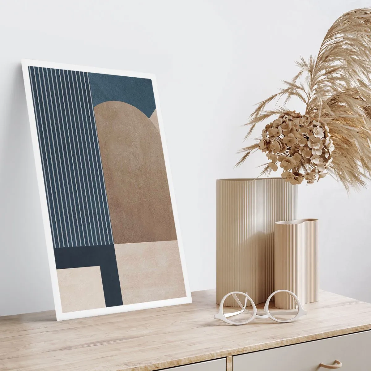 Plagát - Kompozícia jednoduchosti a guľatosti - 61x91 cm