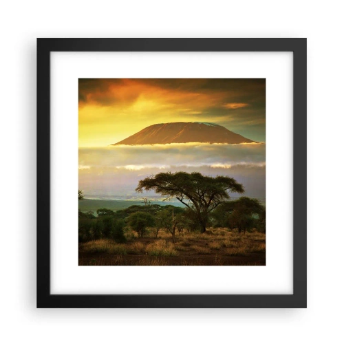 Plagát v čiernom ráme - Sen cestovateľa - 30x30 cm