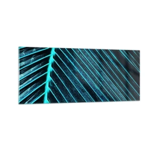 Obraz na skle - Textúra zelene - 100x40 cm