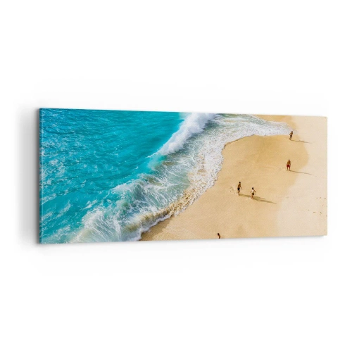 Obraz na plátne - A potom slnko, pláž… - 100x40 cm
