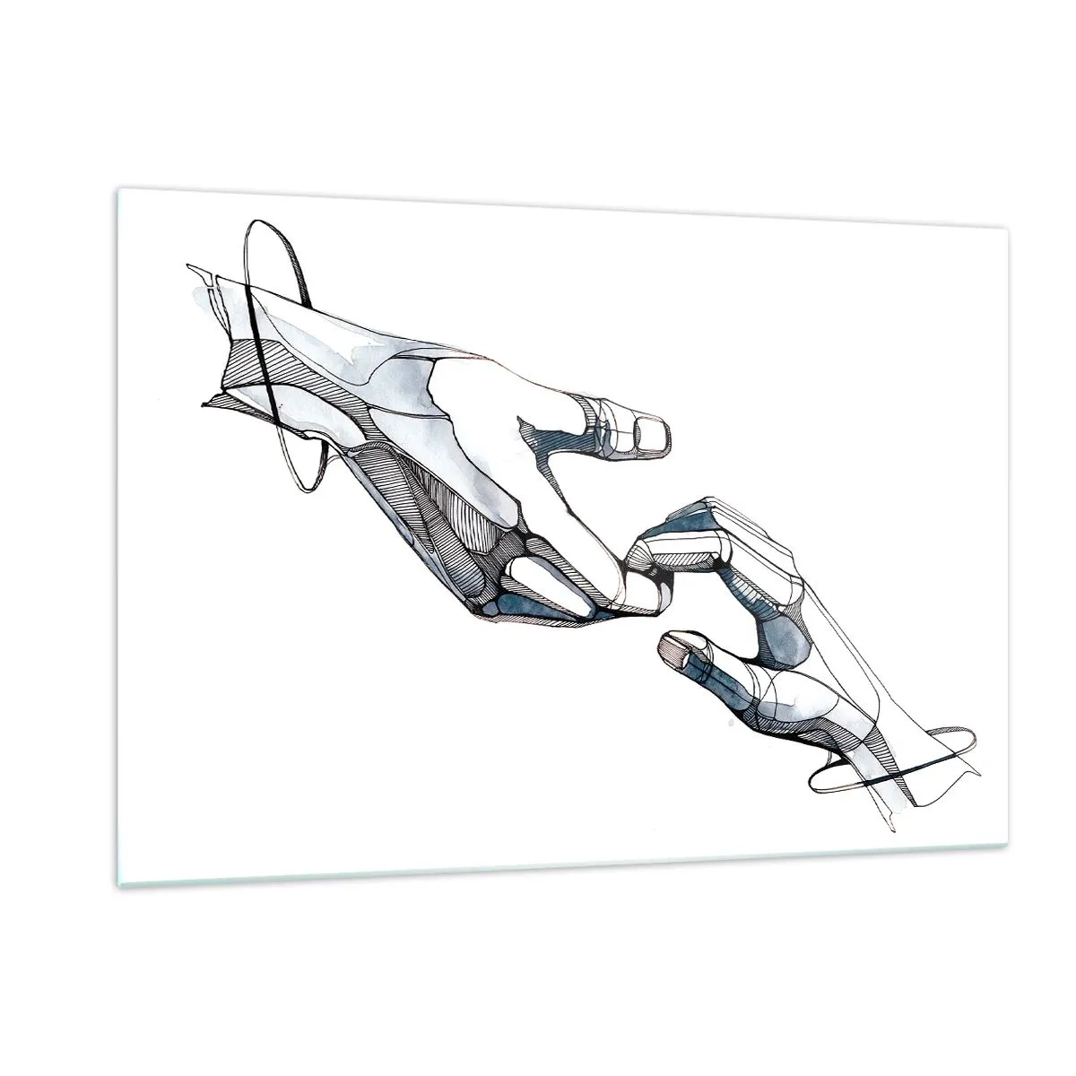 Obraz na skle - Dobré gesto - 120x80 cm