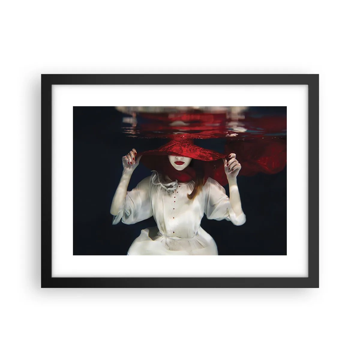 Plagát v čiernom ráme - Divoženka - 40x30 cm