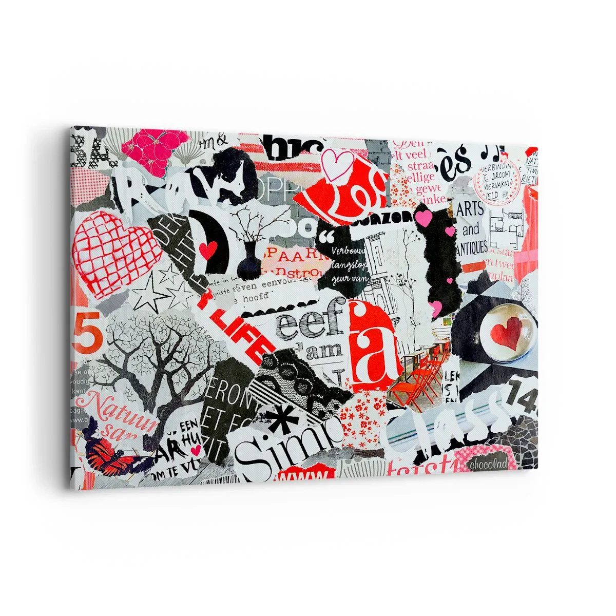 Obraz na plátne - Hipsterská koláž - 100x70 cm
