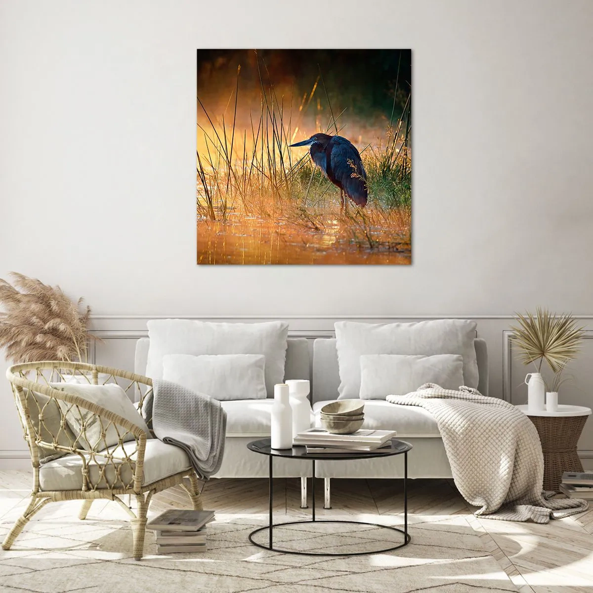 Obraz na skle - Ušetrite ma tých fotiek - 60x60 cm