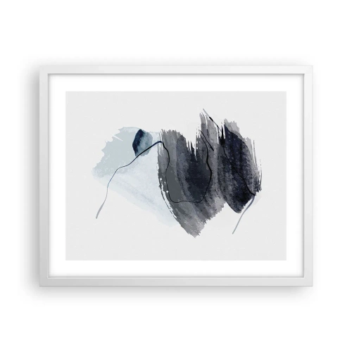 Plagát v bielom ráme - Intenzita a pohyb - 50x40 cm