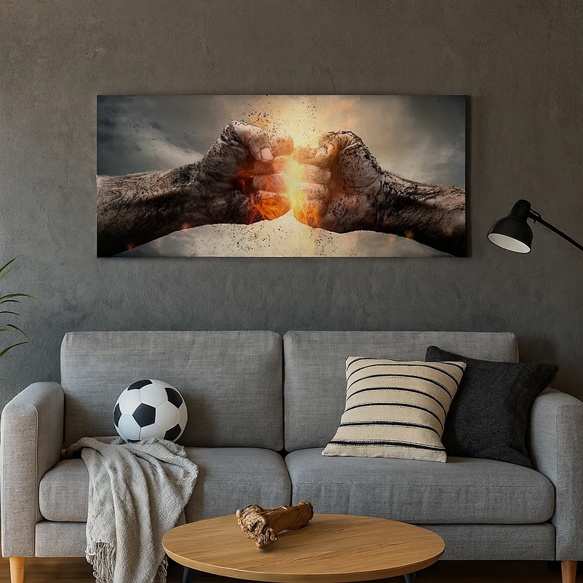 Obraz na plátne - Choď do boja - 30x30 cm