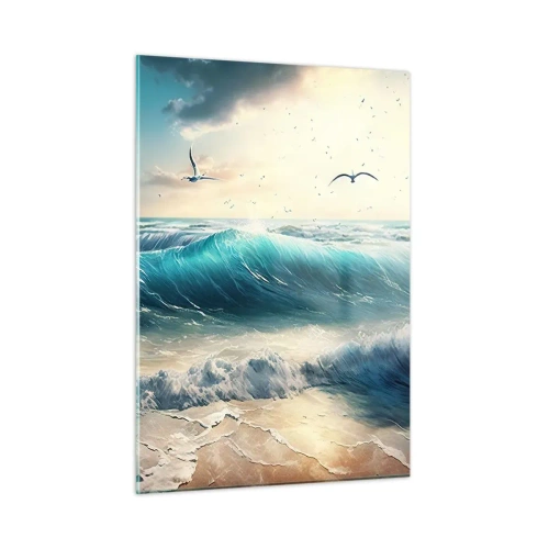 Obraz na skle - Šušťanie len pre teba - 50x70 cm