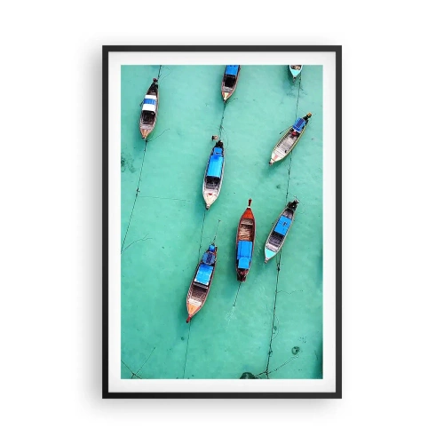 Plagát v čiernom ráme - V radostnom očakávaní - 61x91 cm